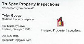 Tyler Googe - TruSpec Property Inspections